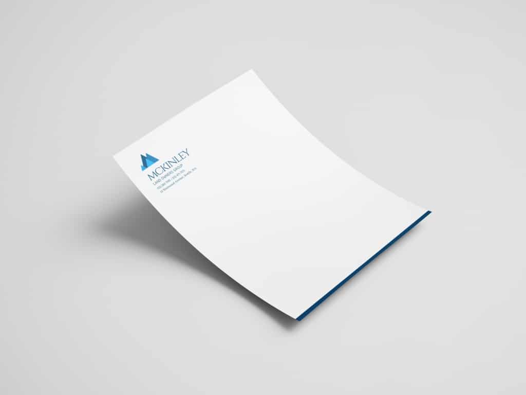 Business Stationery print example