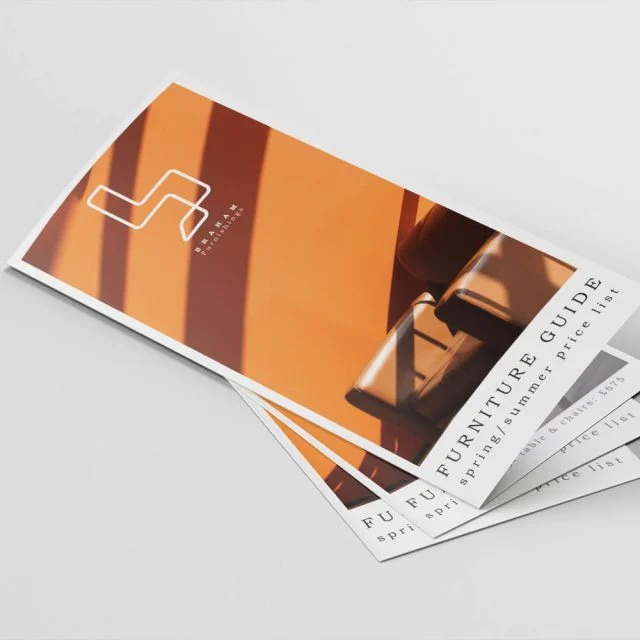 Recycled Folded Leaflets product photography for Aspect Printing