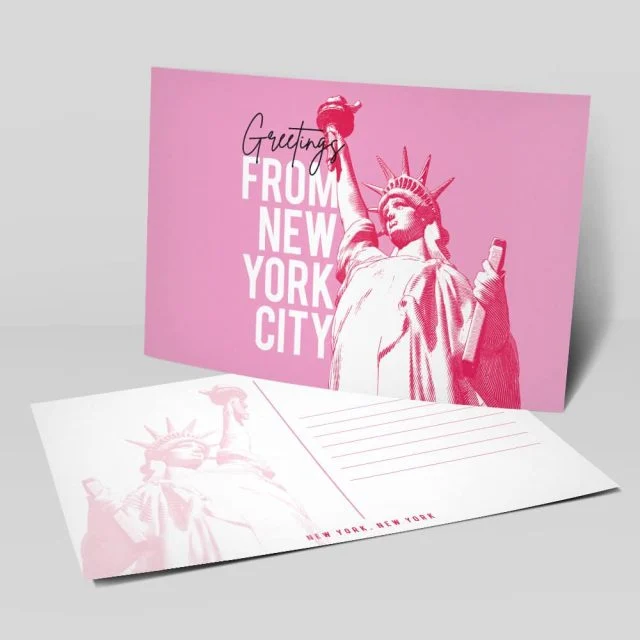 A6 Postcard Printing Service product photography for Aspect Printing