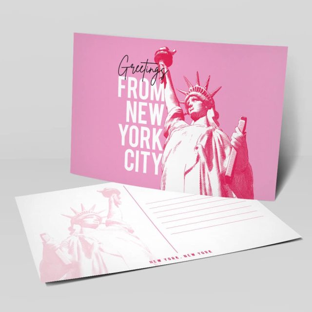 A6 Postcard Printing Service product photography for Aspect Printing
