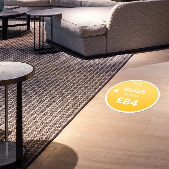 Custom Floor Stickers product photography for Aspect Printing