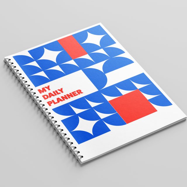 Wiro-Bound Exercise Book Printing product photography for Aspect Printing
